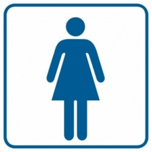 Piktogram Toaleta damska 