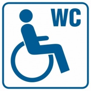 Piktogram Toaleta dla inwalidów