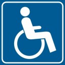 Piktogram Droga dla niepełnosprawnych