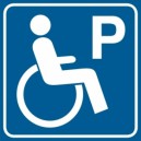 Piktogram Parking dla niepełnosprawnych