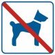 Piktogram Zakaz wprowadzania psów