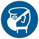 Znak Nakaz stosowania maski przeciwpyłowej
