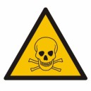 Znak Ostrzeżenie przed niebezpieczeństwem zatrucia substancjami toksycznymi